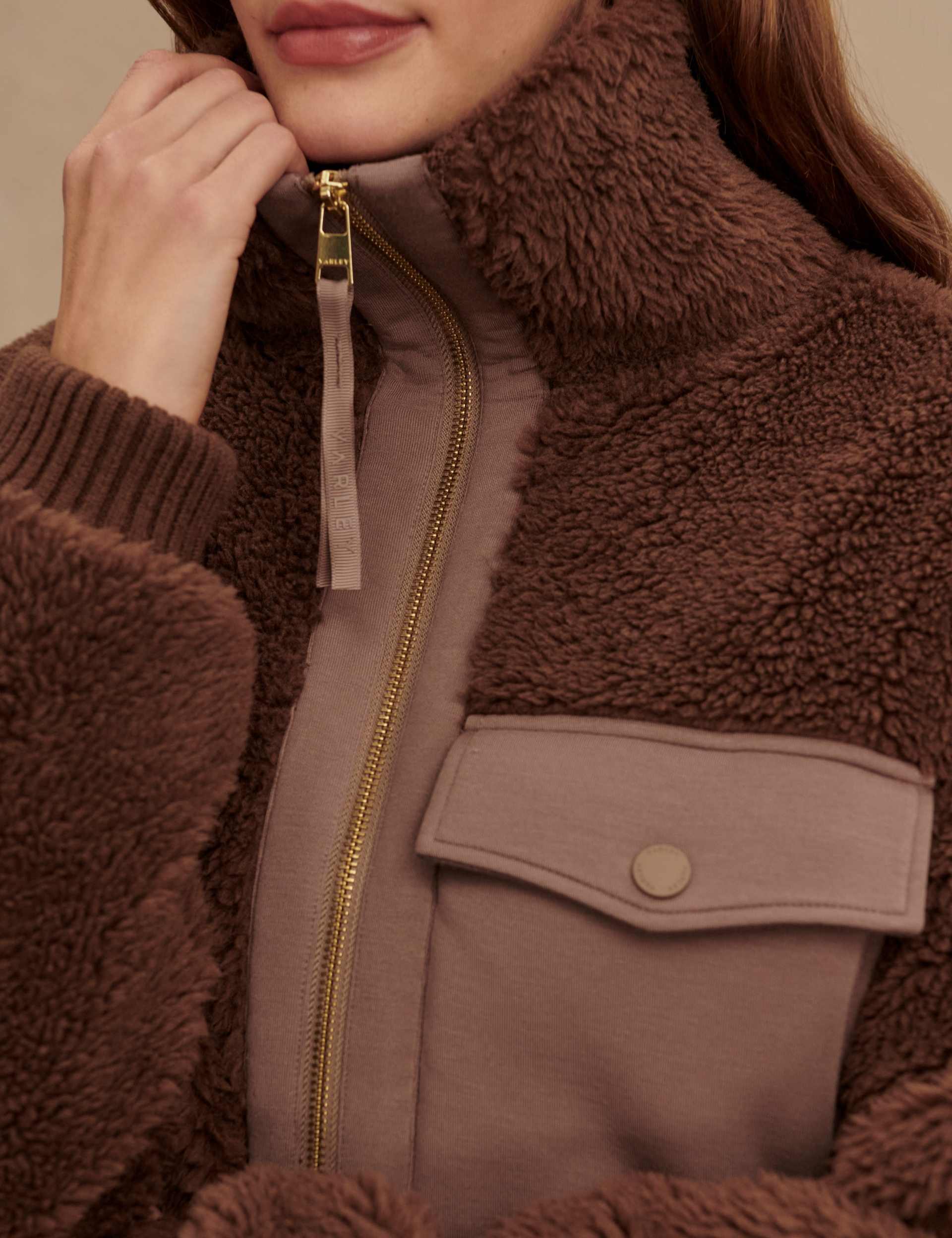 Lowell Sherpa Jacket - Carafe - Image 4