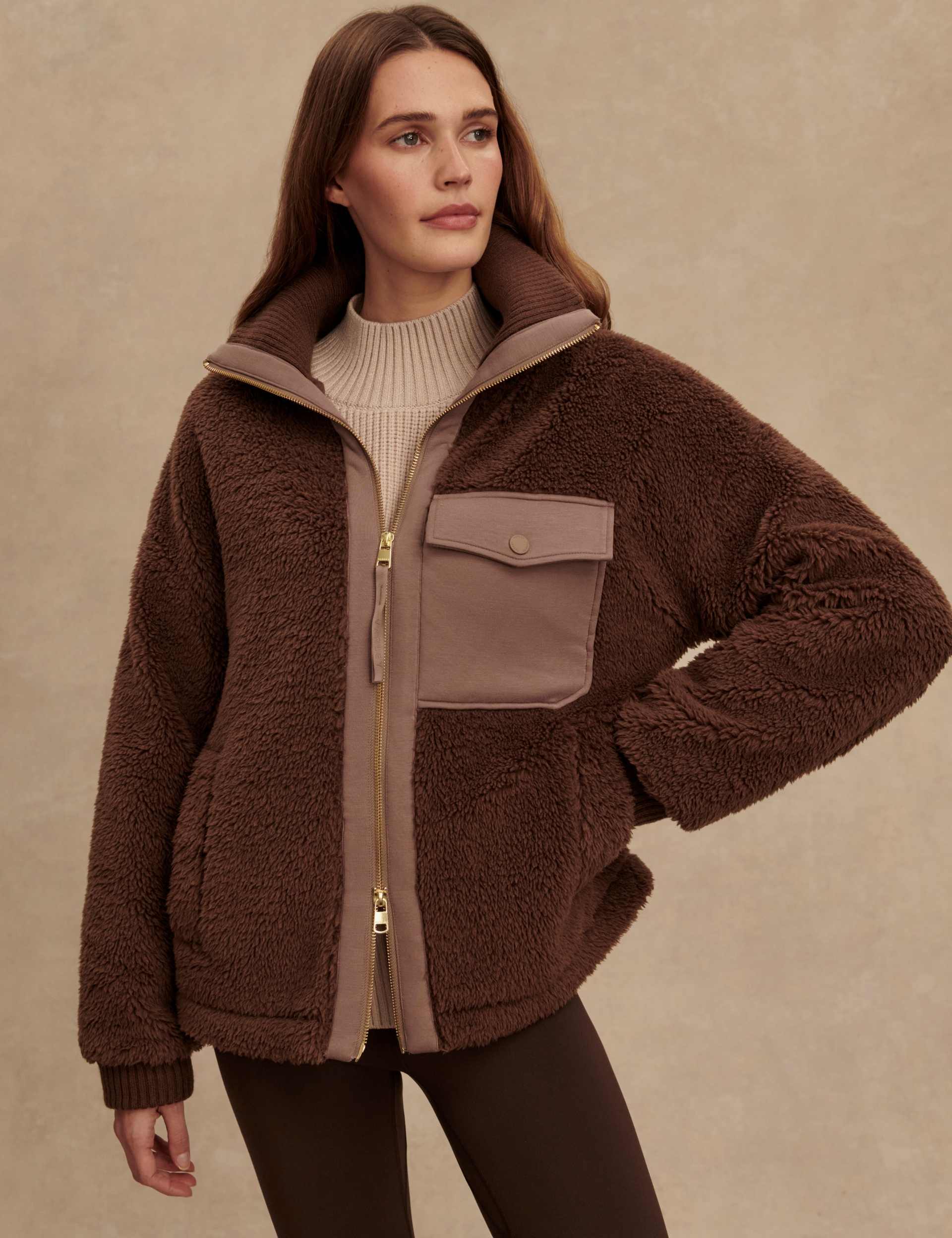 Lowell Sherpa Jacket - Carafe - Image 6