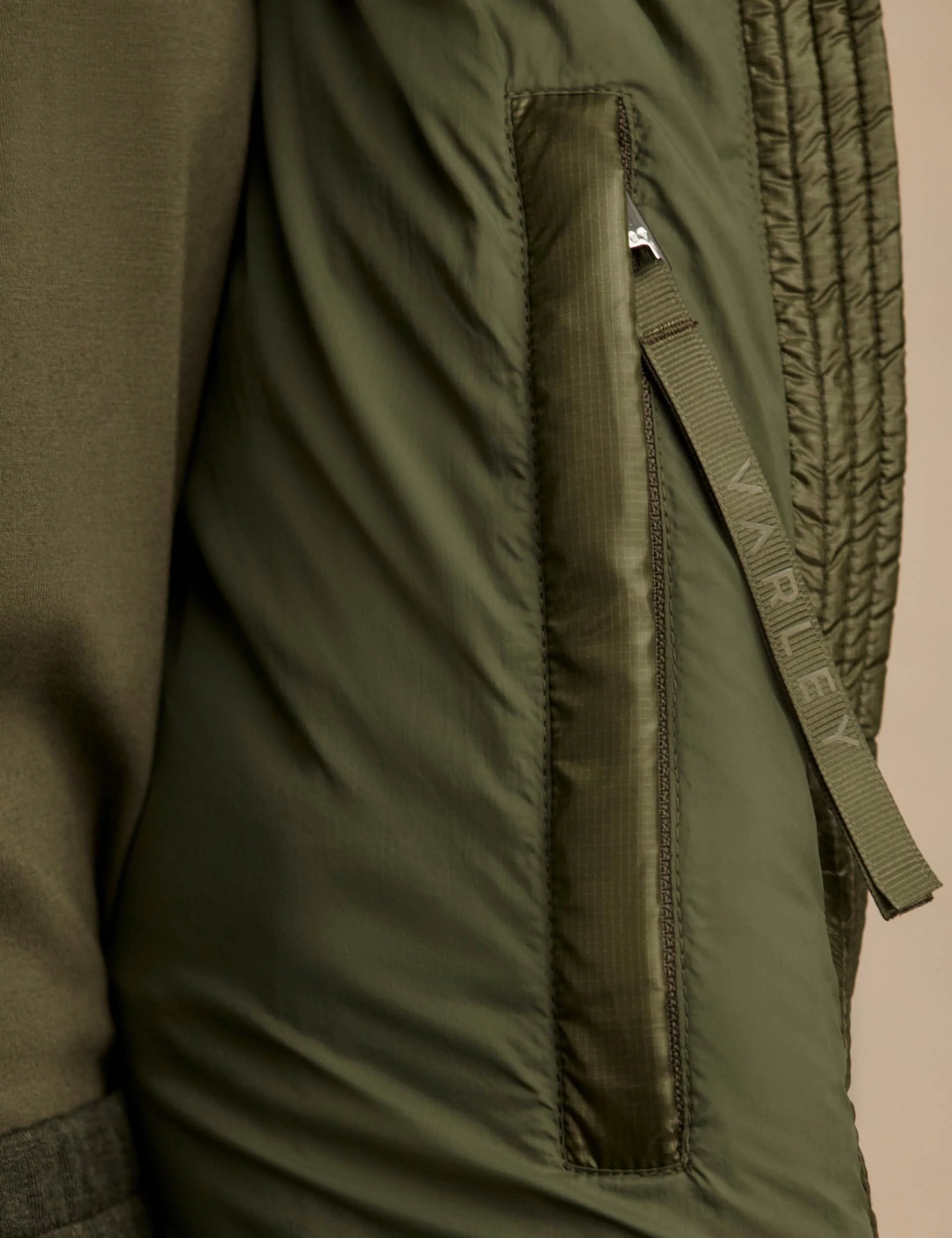 Madelina Lightweight Down Jacket - Racing Olive - Image 7