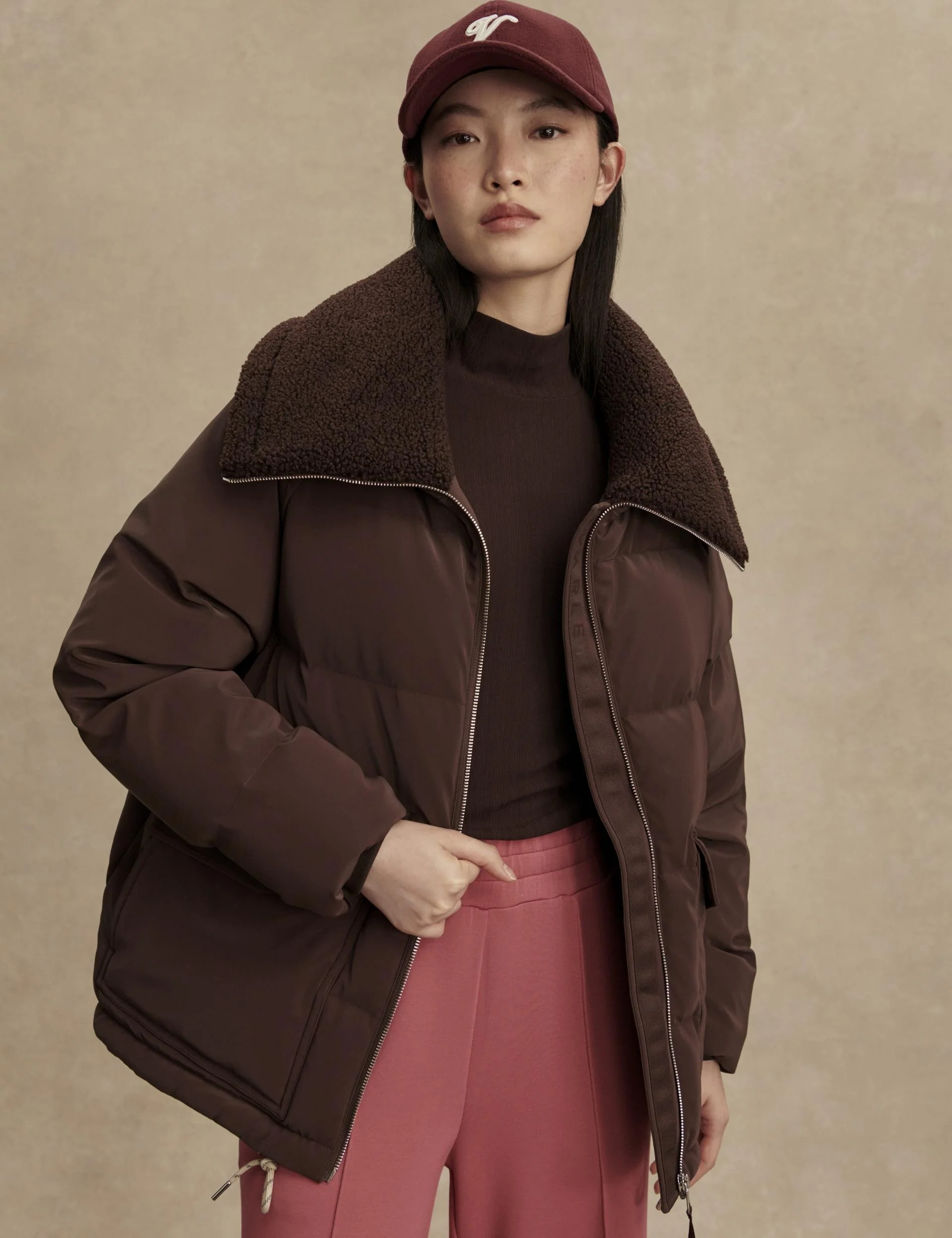 Roseville Down Jacket - Coffee Bean - Image 3