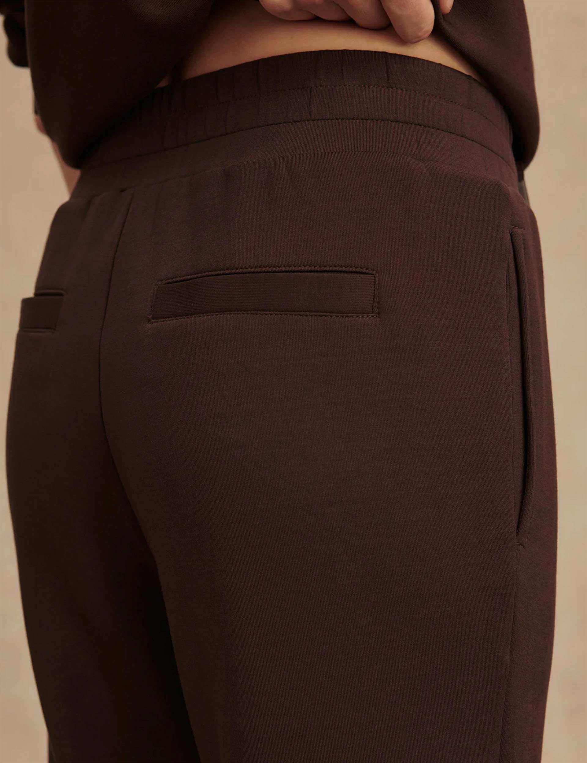 The Slim Cuff Pant 27.5" - Coffee Bean - Image 3