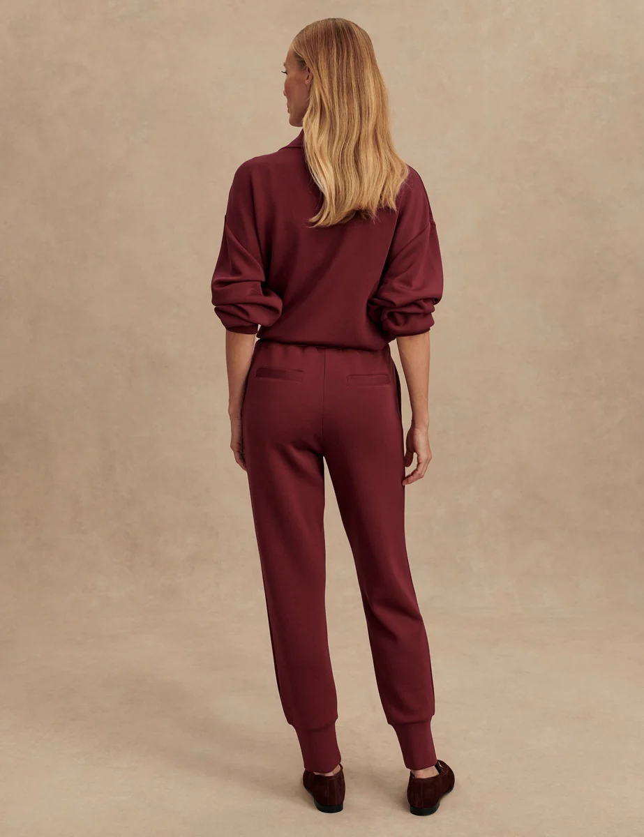 The Slim Cuff Pant 27.5" - New Maroon - Image 5