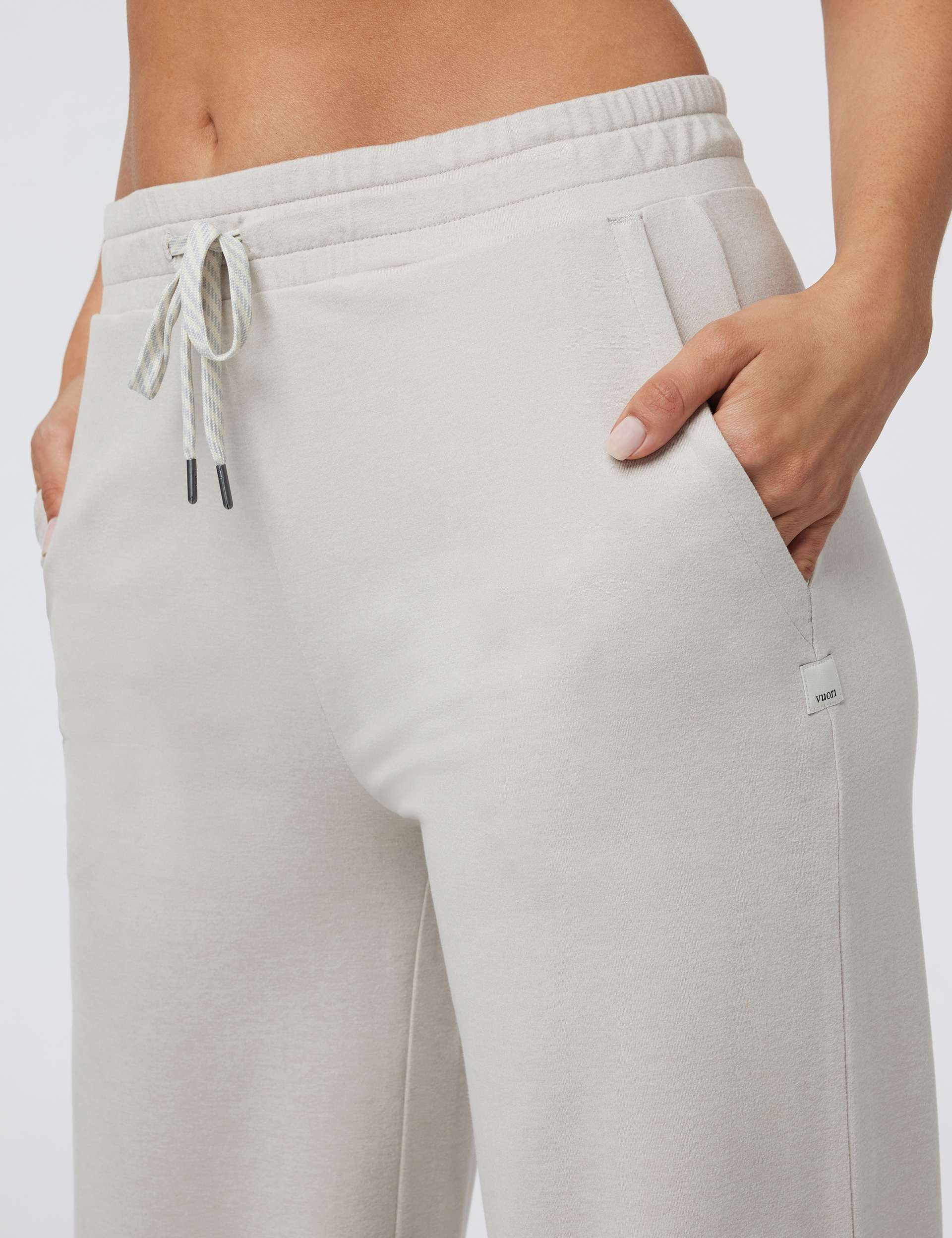 Halo Essential Wideleg - Ecru Heather - Image 4