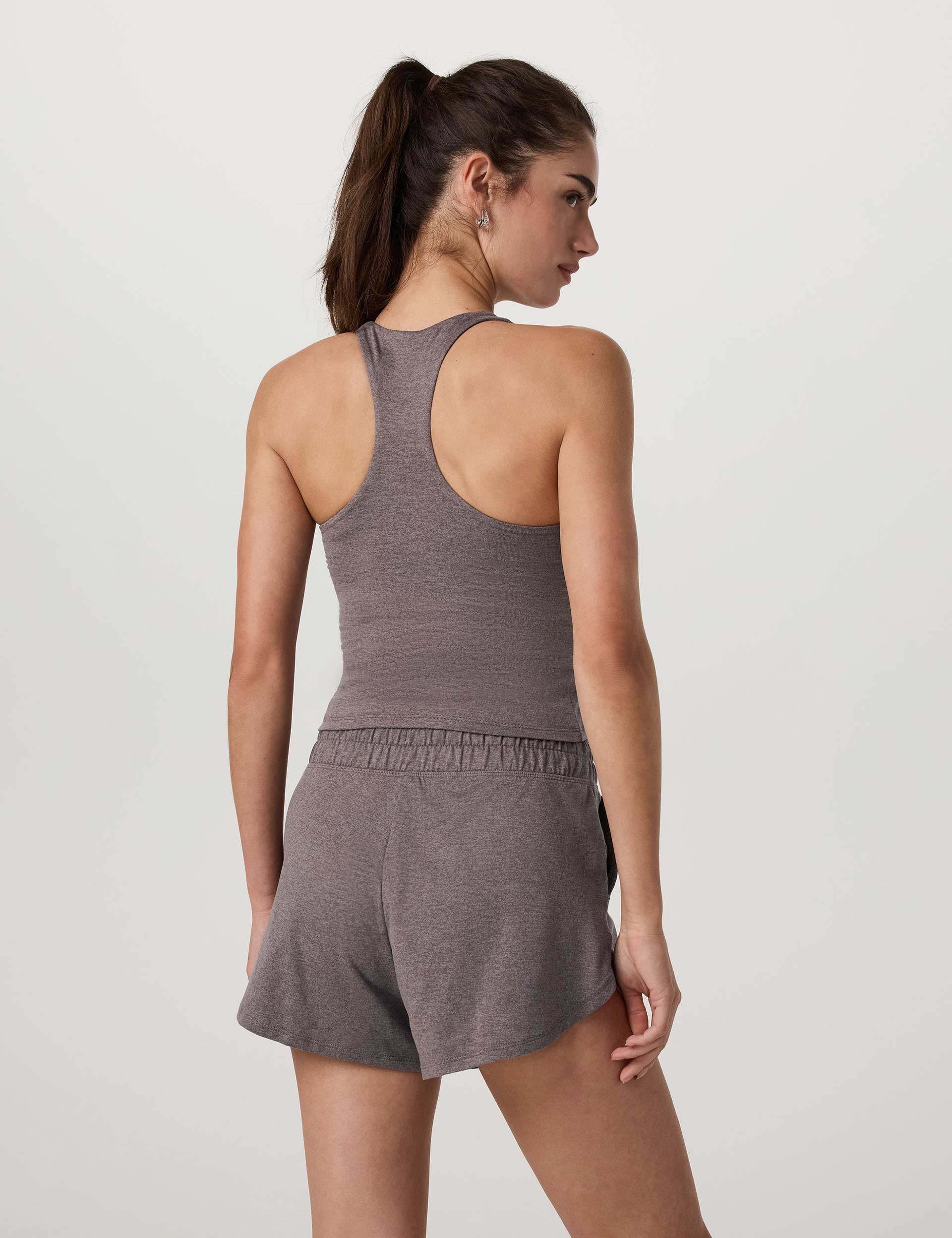 Halo Performance Crop 2.0 - Huckleberry Heather - Image 2