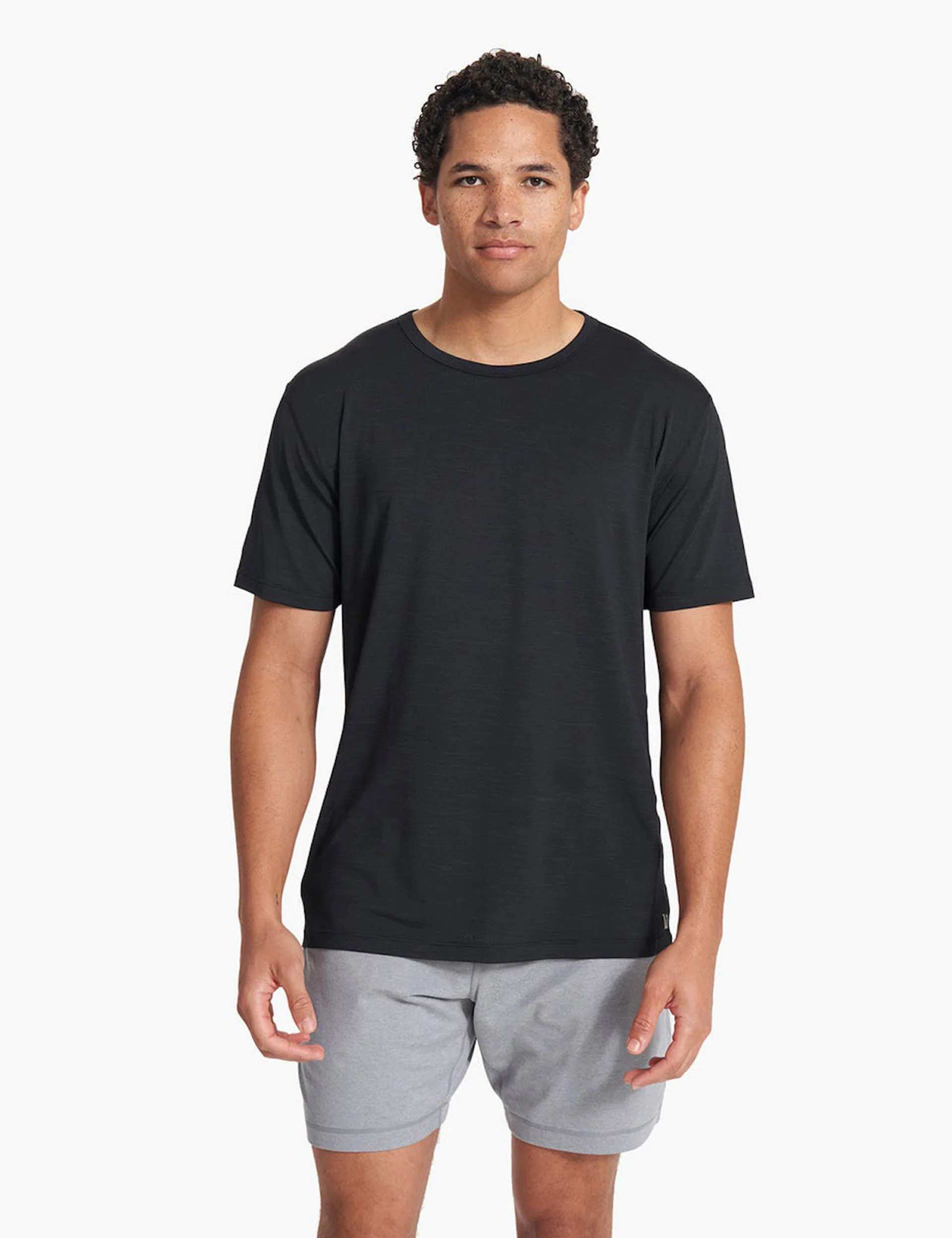 Zephyr Tee - Black Heather